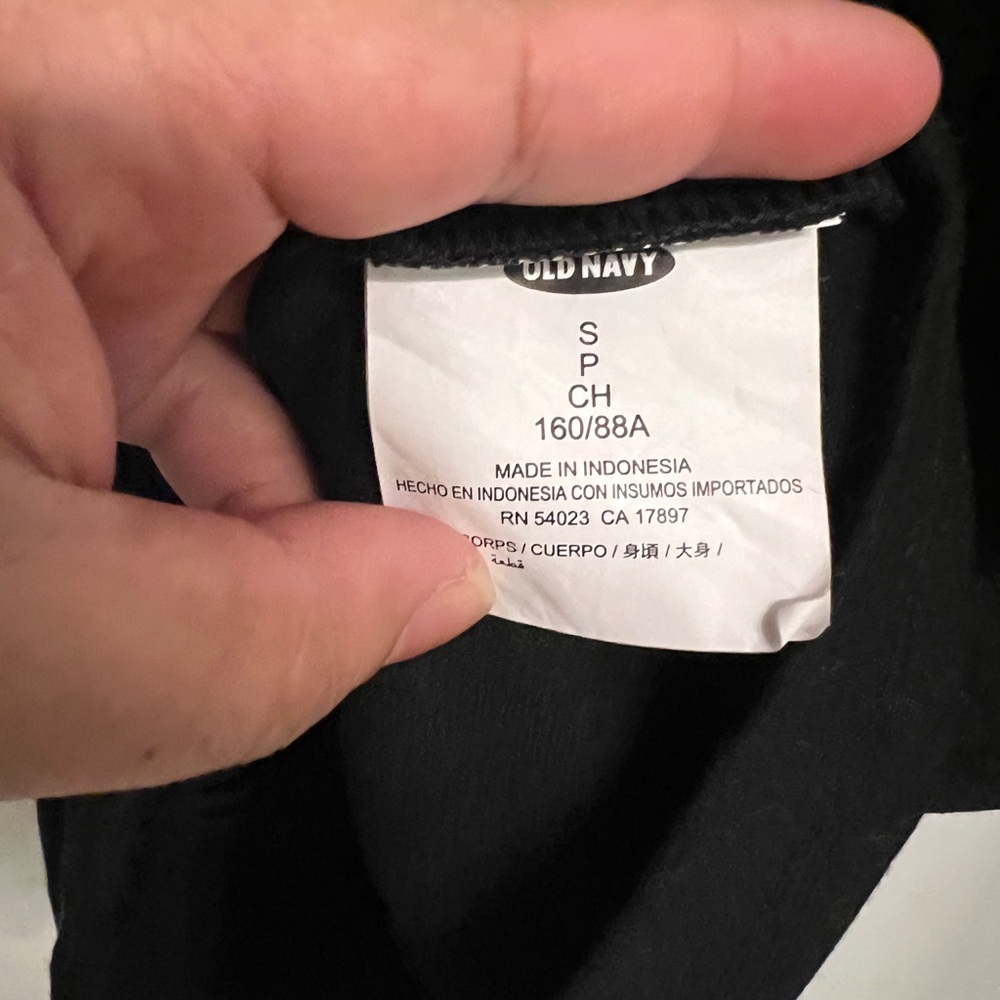 🌸4/$25 Old Navy Black Knee Length Dress - Picture 5 of 5